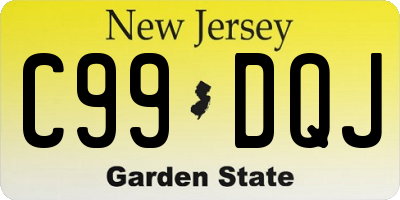 NJ license plate C99DQJ