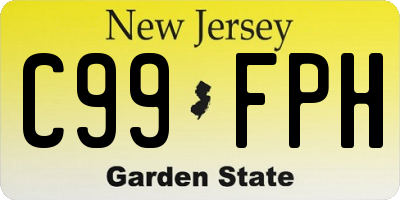 NJ license plate C99FPH