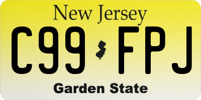NJ license plate C99FPJ