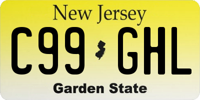 NJ license plate C99GHL