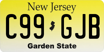 NJ license plate C99GJB