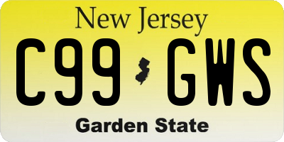 NJ license plate C99GWS