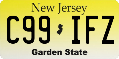 NJ license plate C99IFZ