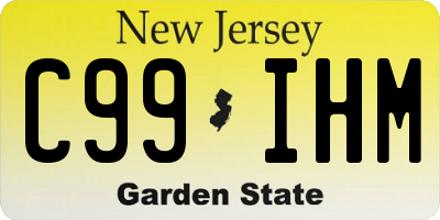 NJ license plate C99IHM