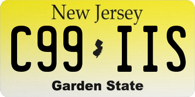 NJ license plate C99IIS