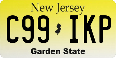 NJ license plate C99IKP