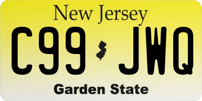 NJ license plate C99JWQ