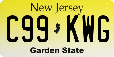 NJ license plate C99KWG