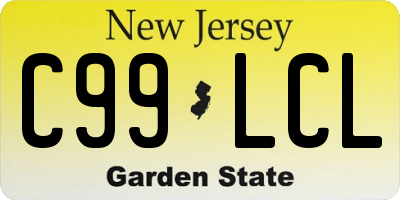 NJ license plate C99LCL