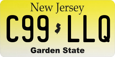 NJ license plate C99LLQ