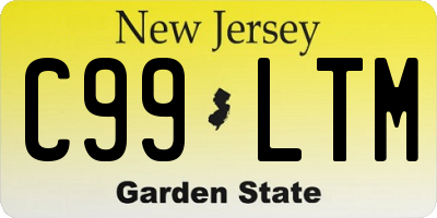 NJ license plate C99LTM