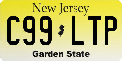 NJ license plate C99LTP