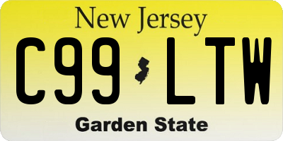 NJ license plate C99LTW