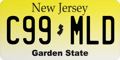 NJ license plate C99MLD