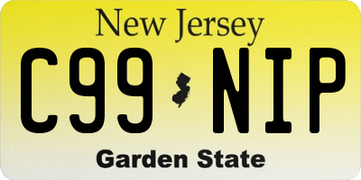 NJ license plate C99NIP