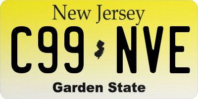 NJ license plate C99NVE
