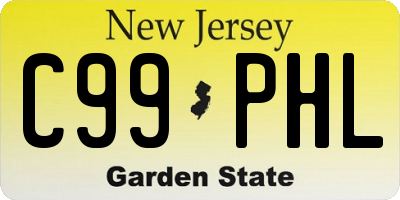 NJ license plate C99PHL