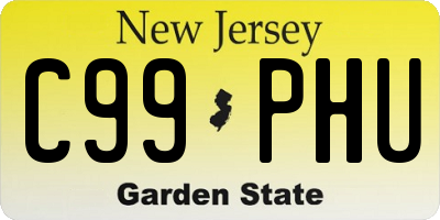 NJ license plate C99PHU