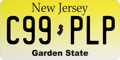 NJ license plate C99PLP