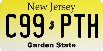 NJ license plate C99PTH