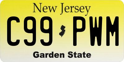 NJ license plate C99PWM
