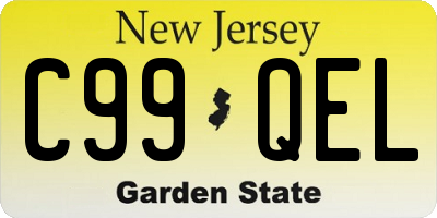NJ license plate C99QEL