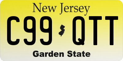 NJ license plate C99QTT