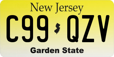 NJ license plate C99QZV