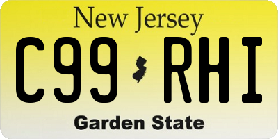 NJ license plate C99RHI
