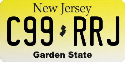 NJ license plate C99RRJ