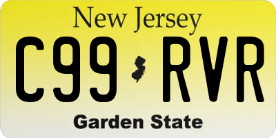NJ license plate C99RVR