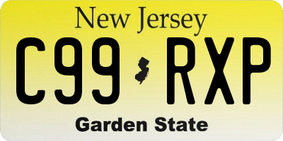 NJ license plate C99RXP