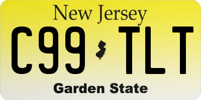NJ license plate C99TLT