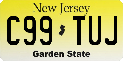 NJ license plate C99TUJ