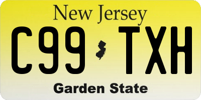 NJ license plate C99TXH