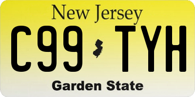 NJ license plate C99TYH