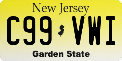 NJ license plate C99VWI