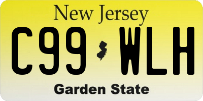 NJ license plate C99WLH