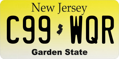 NJ license plate C99WQR