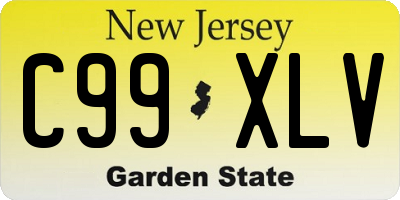 NJ license plate C99XLV