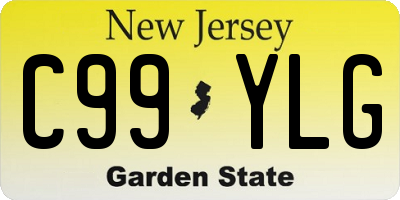 NJ license plate C99YLG