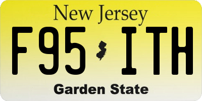 NJ license plate F95ITH
