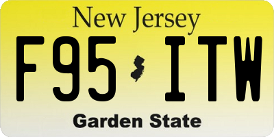 NJ license plate F95ITW
