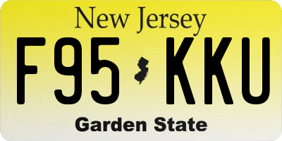 NJ license plate F95KKU