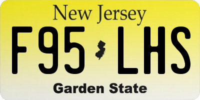 NJ license plate F95LHS