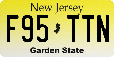 NJ license plate F95TTN