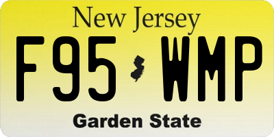 NJ license plate F95WMP