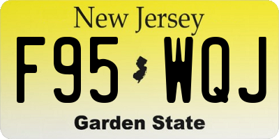 NJ license plate F95WQJ