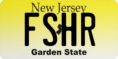 NJ license plate FSHR