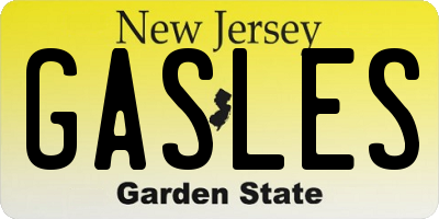 NJ license plate GASLES